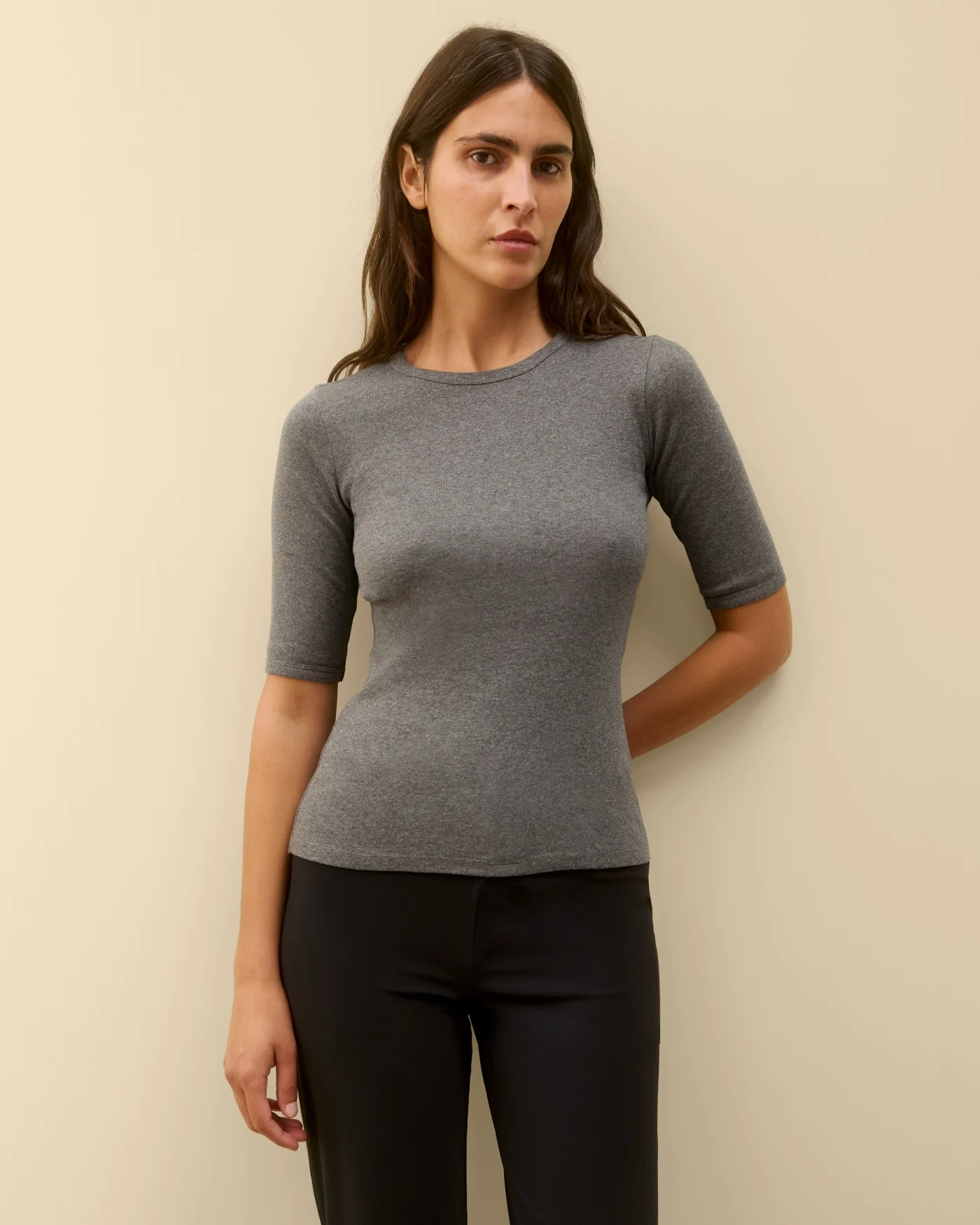 ANNA TEE | Melee Grey