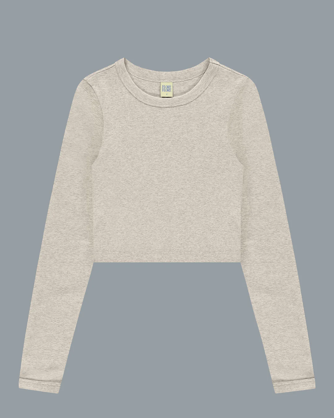 MAX CROP | Heather Grey