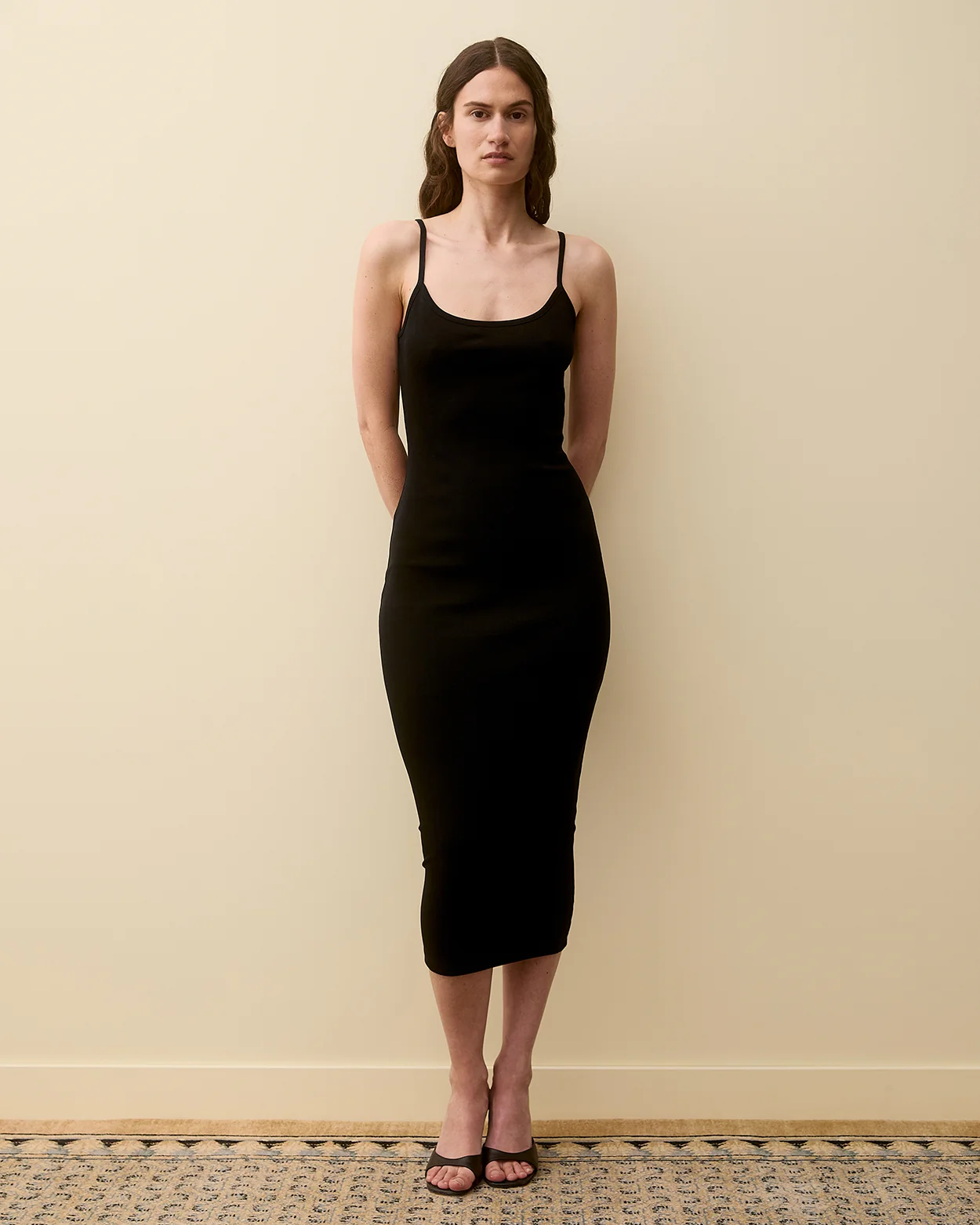 BIBI MIDI DRESS | Black