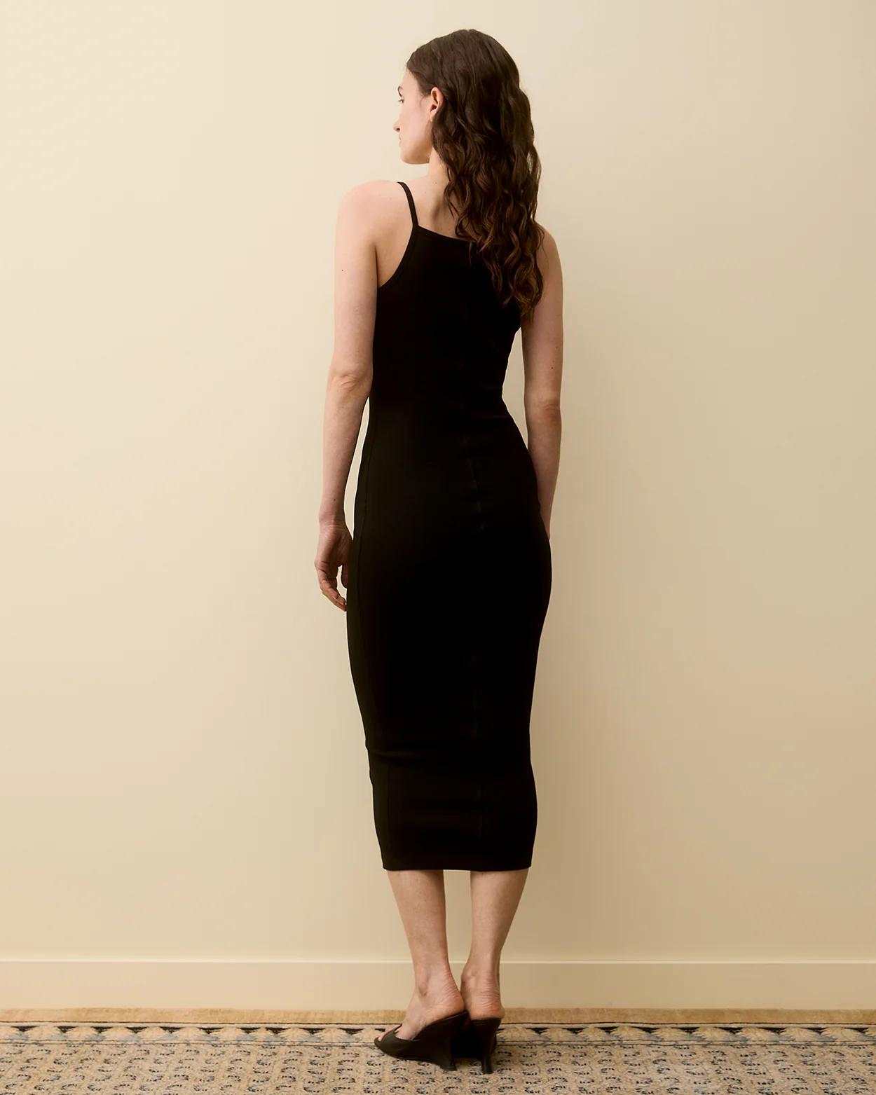 BIBI MIDI DRESS | Black