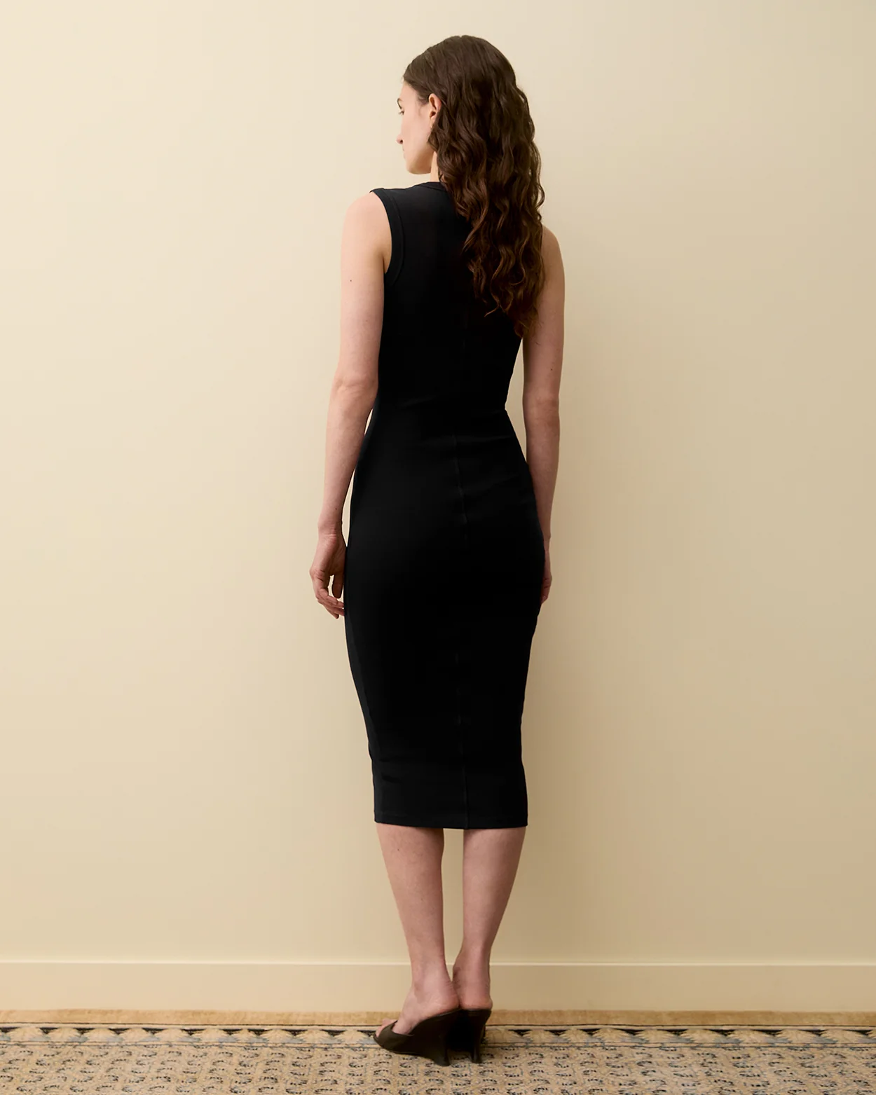 DEWI MIDI DRESS | Black