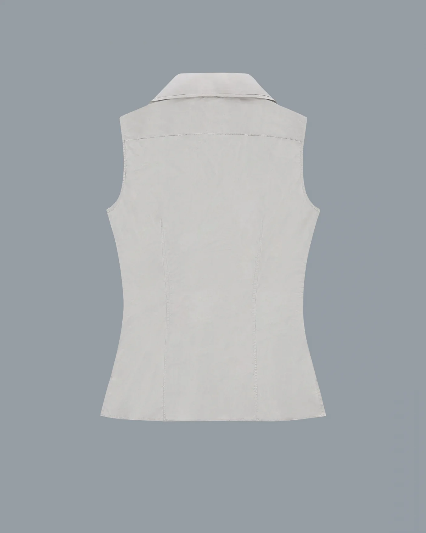 ROSIE SLEEVELESS SHIRT | Grey