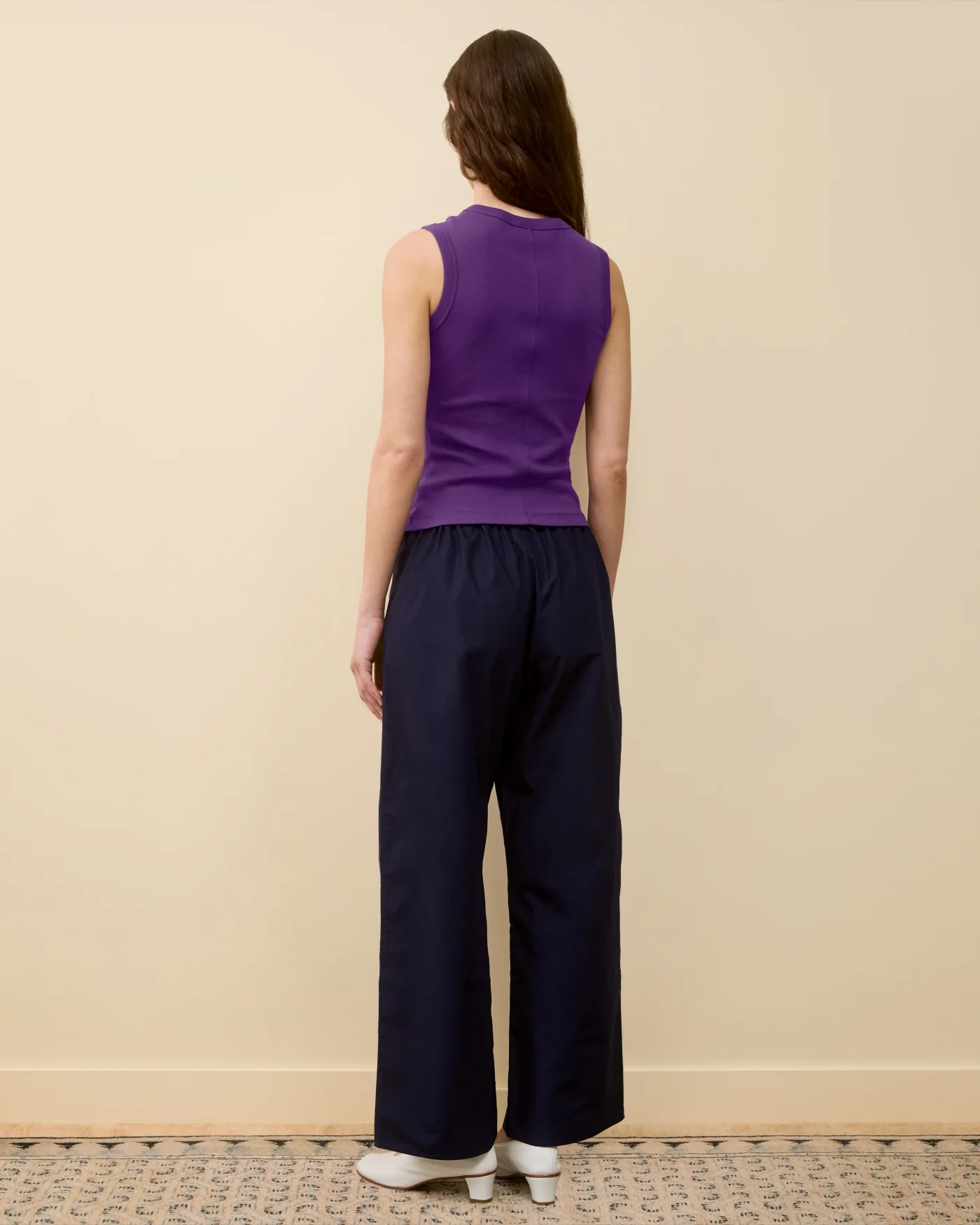 JOSEPHINE LENGTHENED TROUSERS | Navy