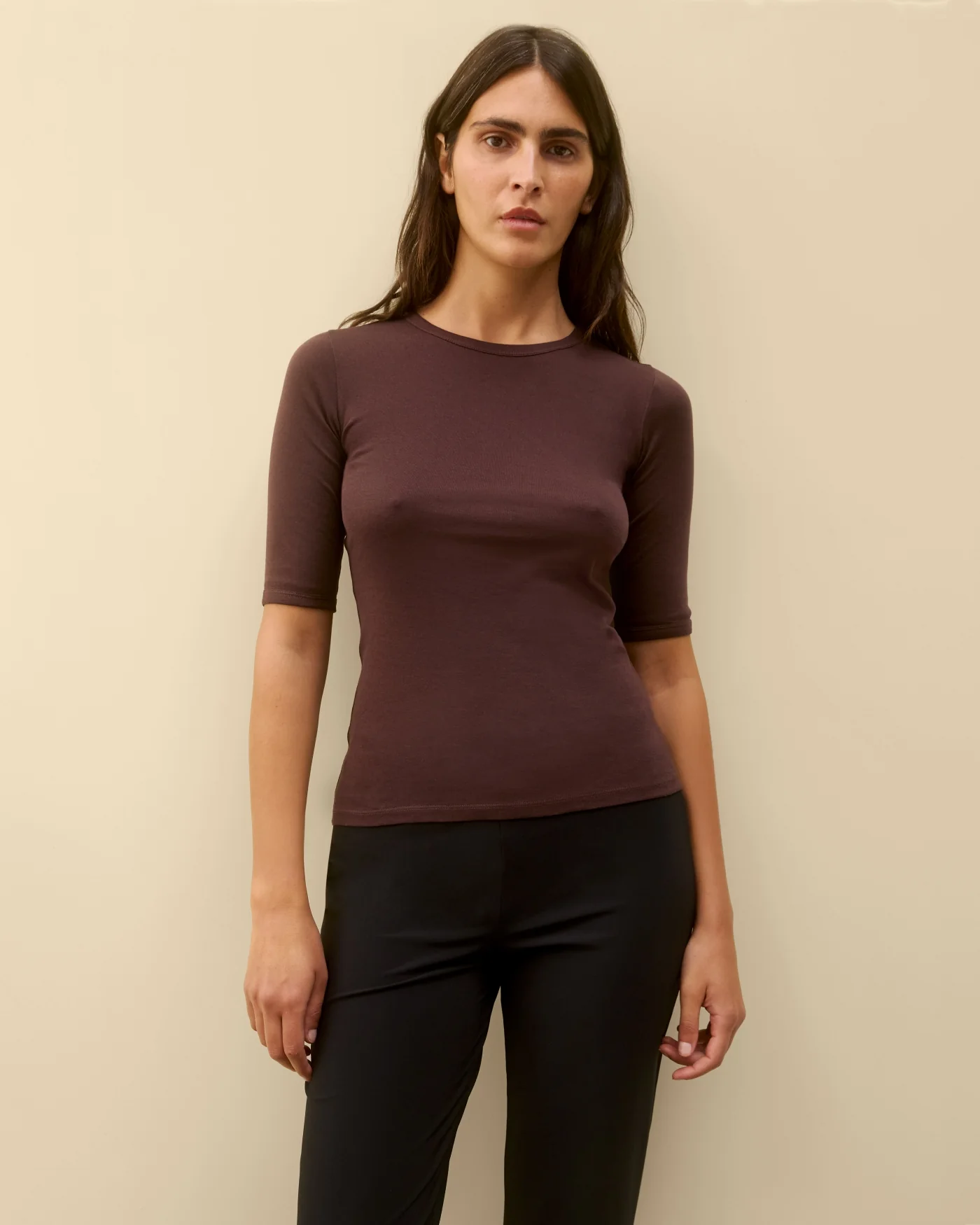 ANNA TEE | Choco Plum