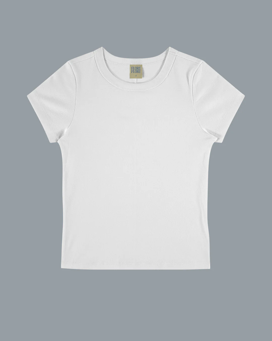 CAR BABY TEE | White