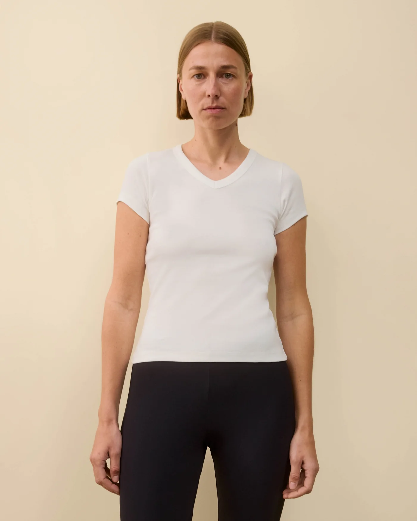JILL BABY TEE | White