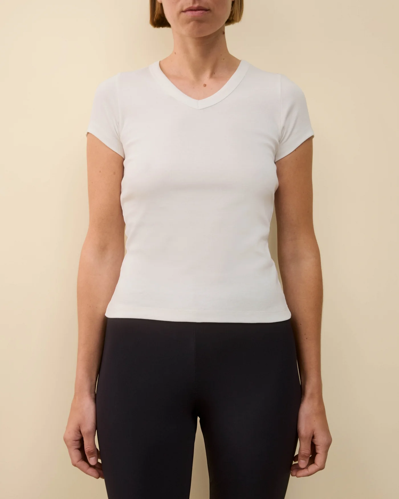 JILL BABY TEE | White