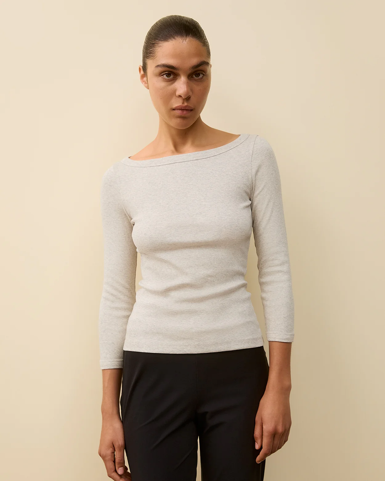 STEFFI TEE | Heather Grey