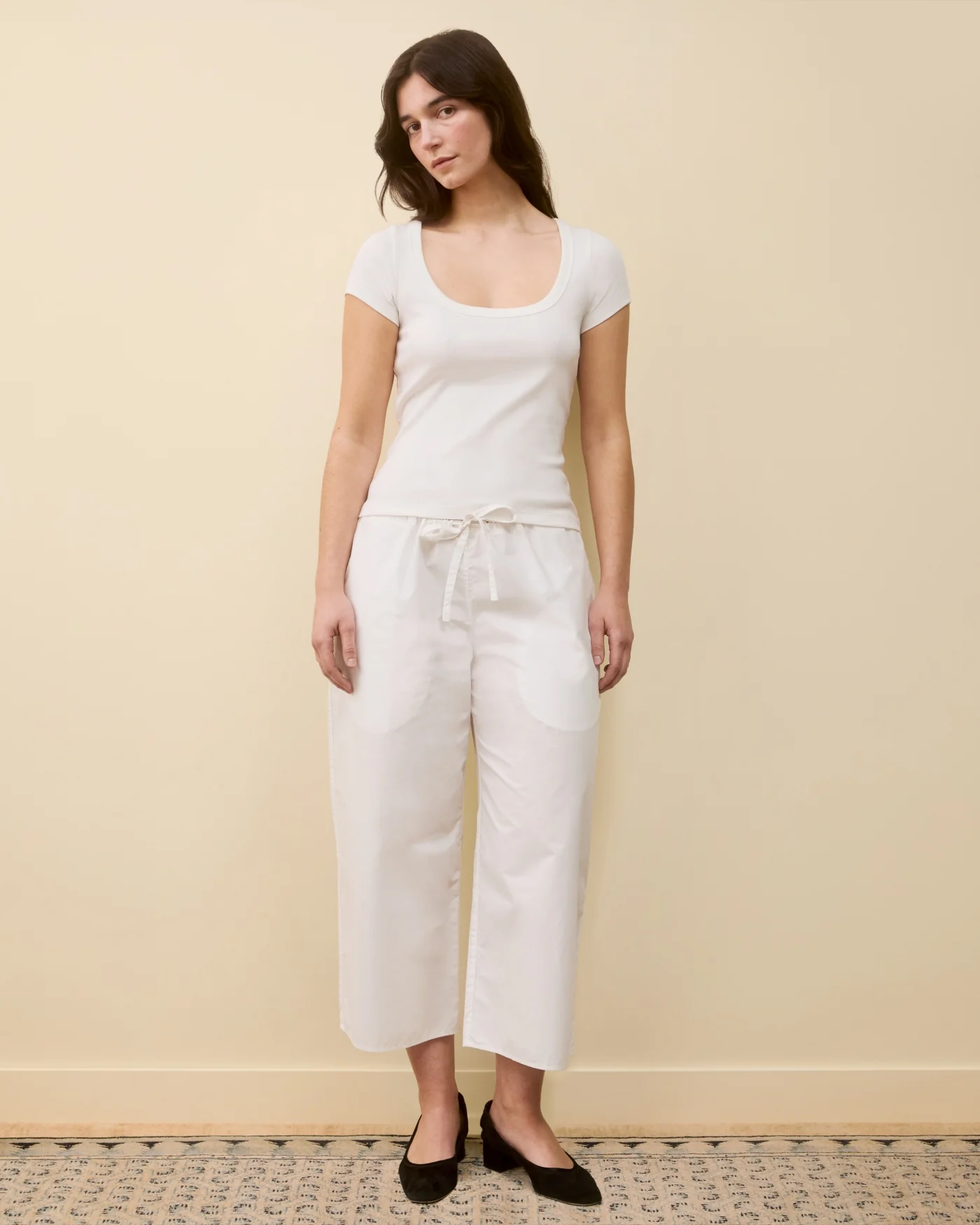 LULU BABY TEE | White