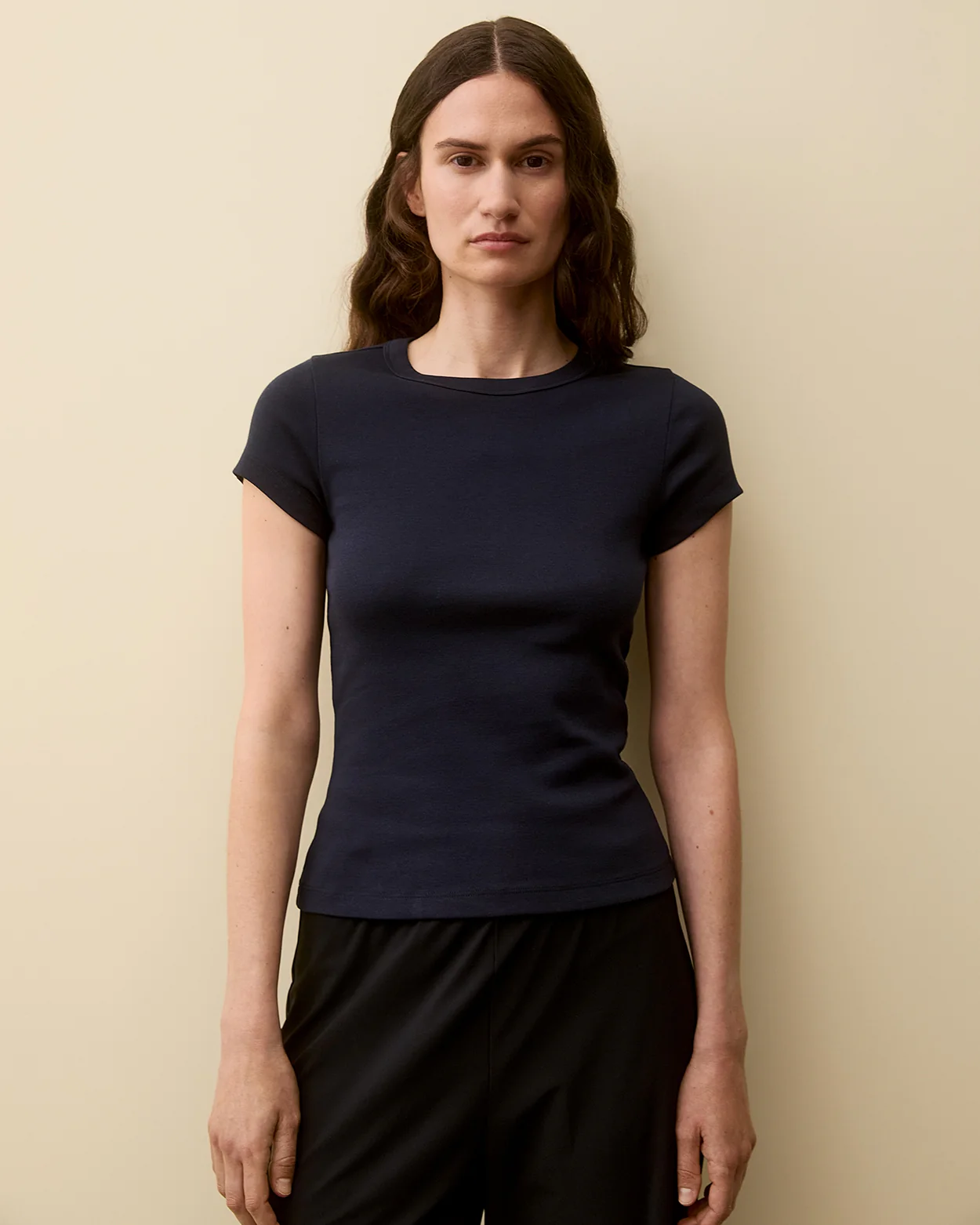 CAR BABY TEE | Navy