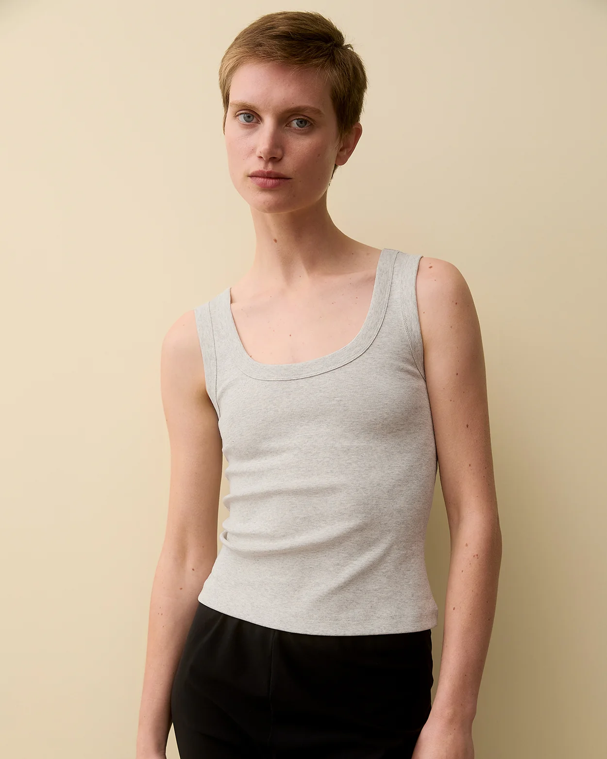 HILLIE TANK | Heather Grey