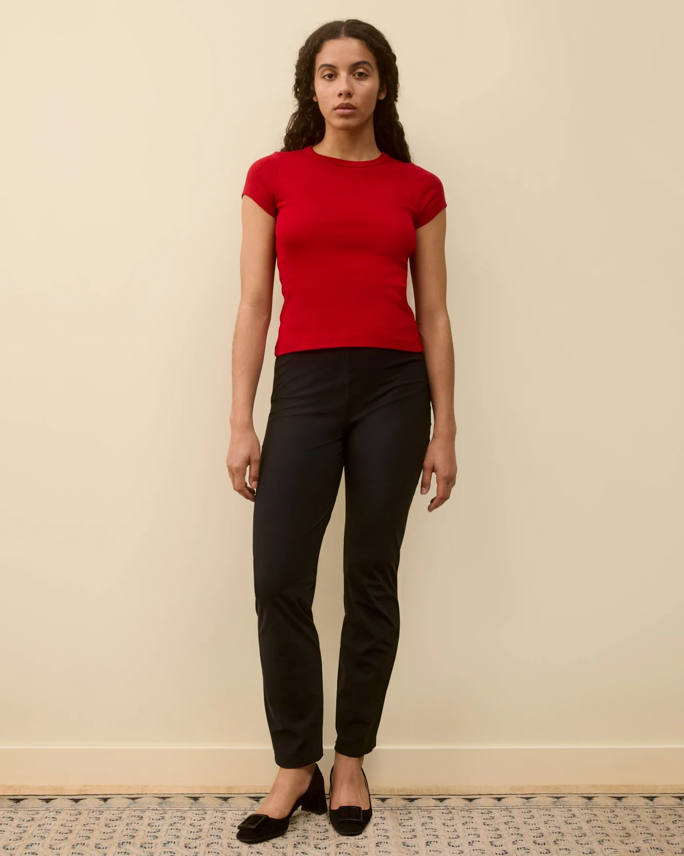 CAR BABY TEE | Red