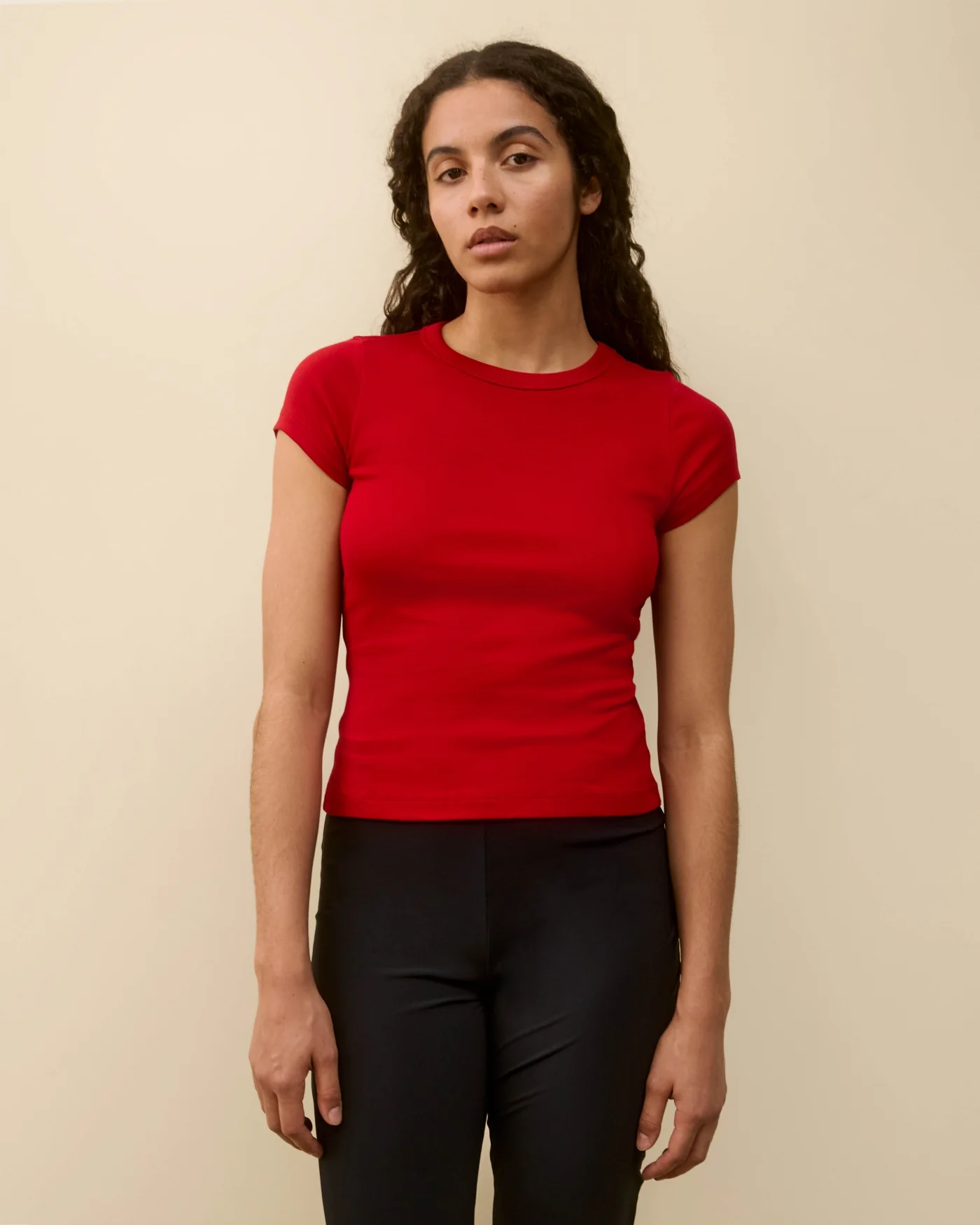 CAR BABY TEE | Red