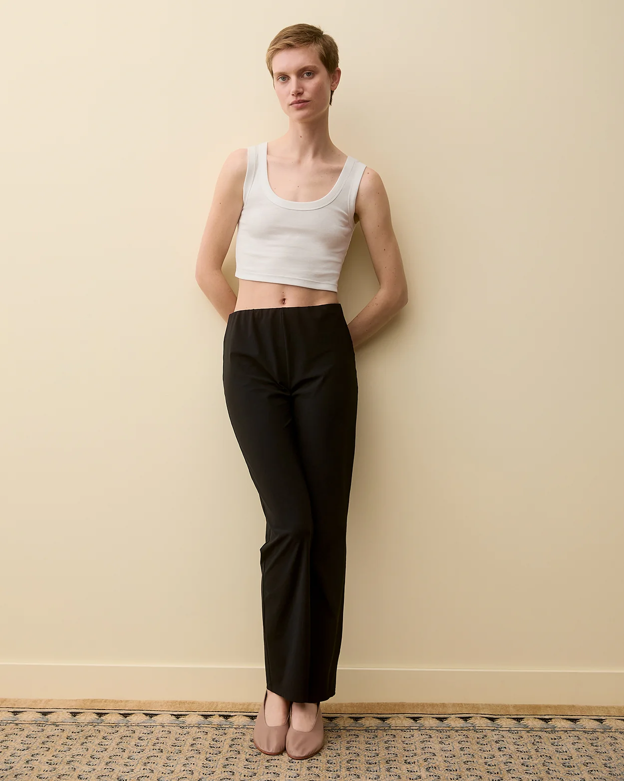 HILLIE CROP | White
