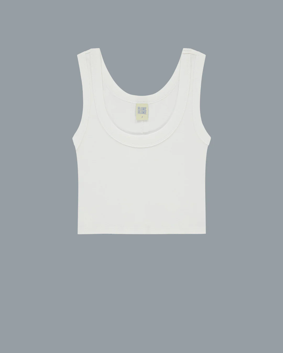 HILLIE CROP | White
