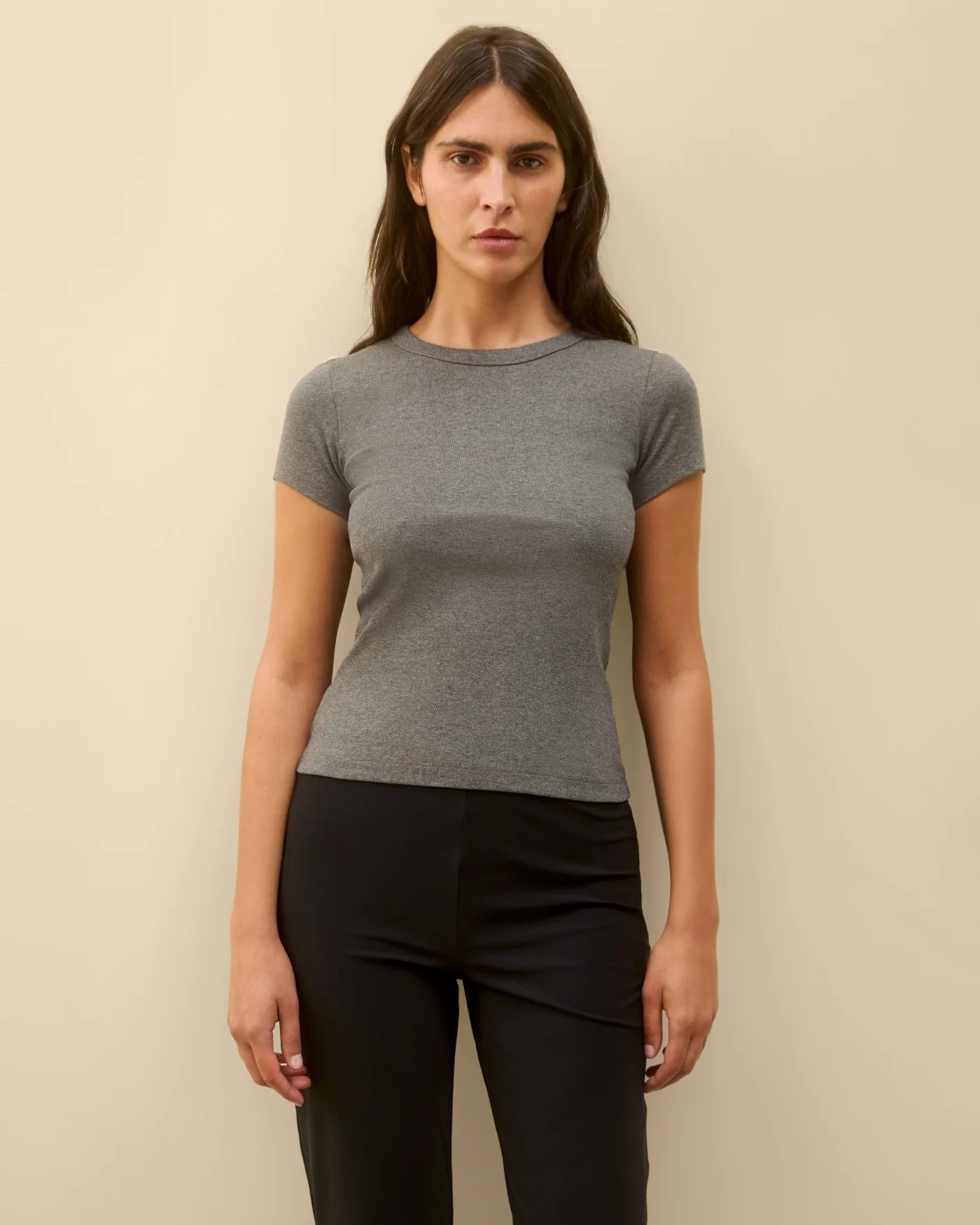 CAR BABY TEE | Melee Grey