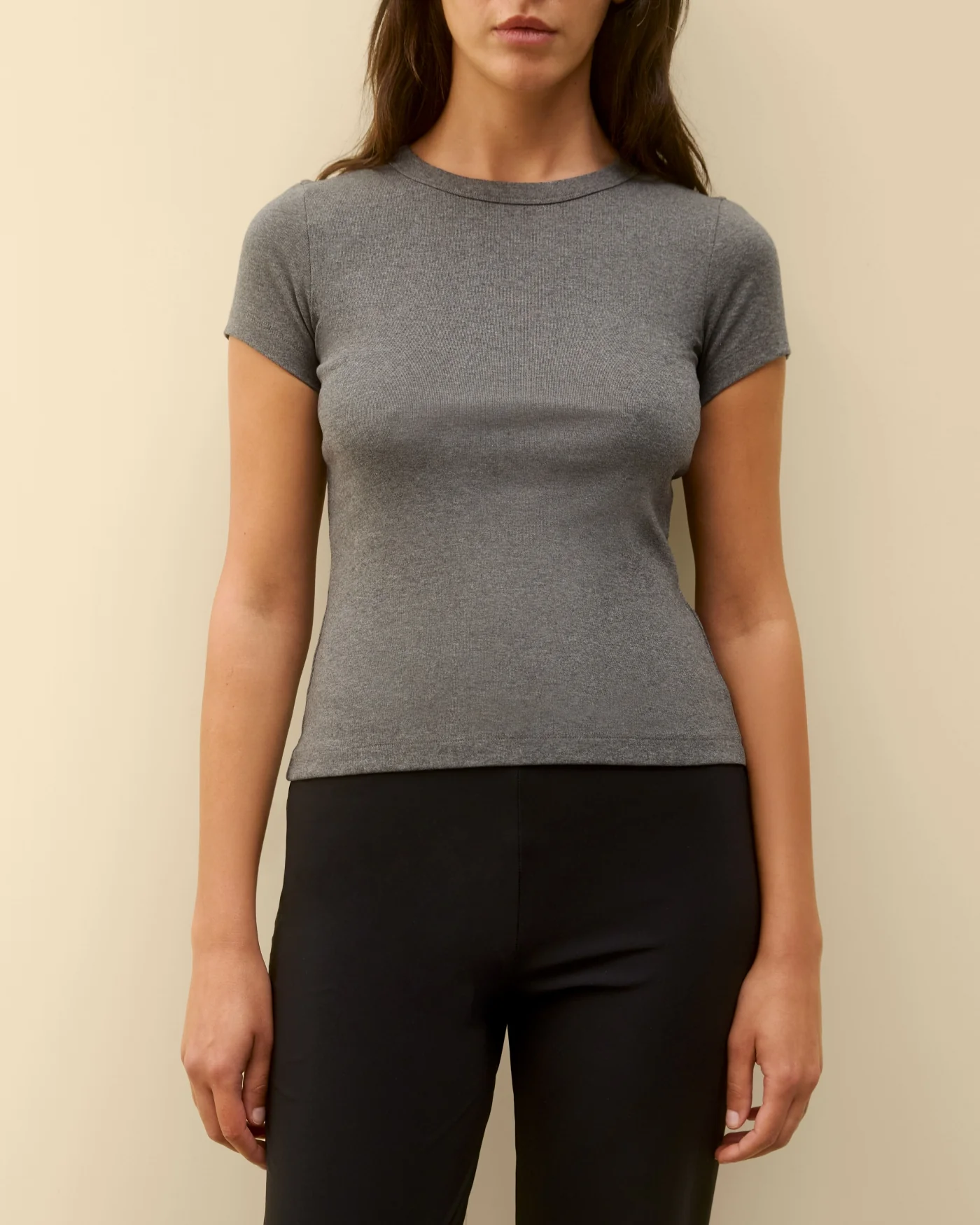 CAR BABY TEE | Melee Grey