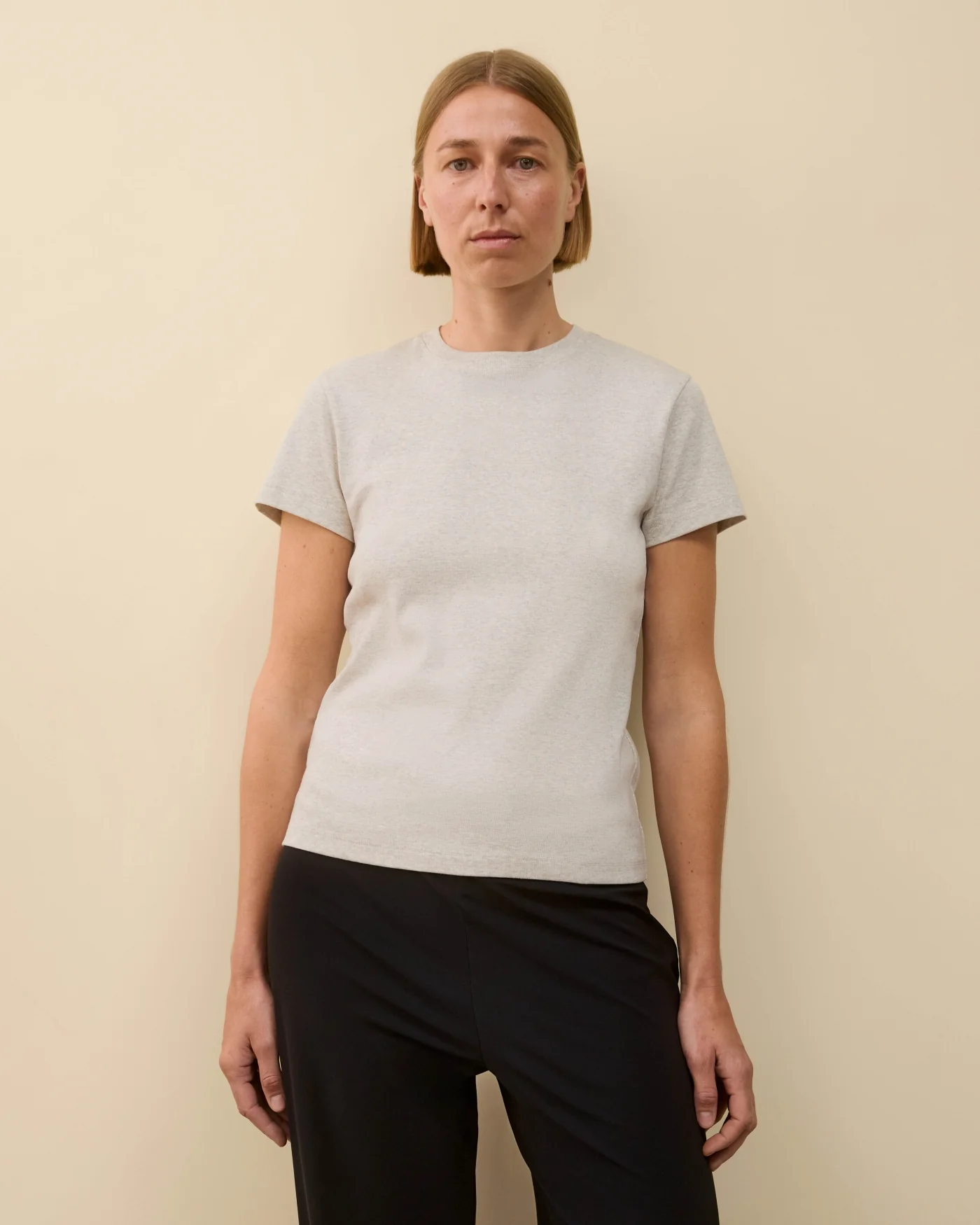 MONICA TEE | Heather Grey