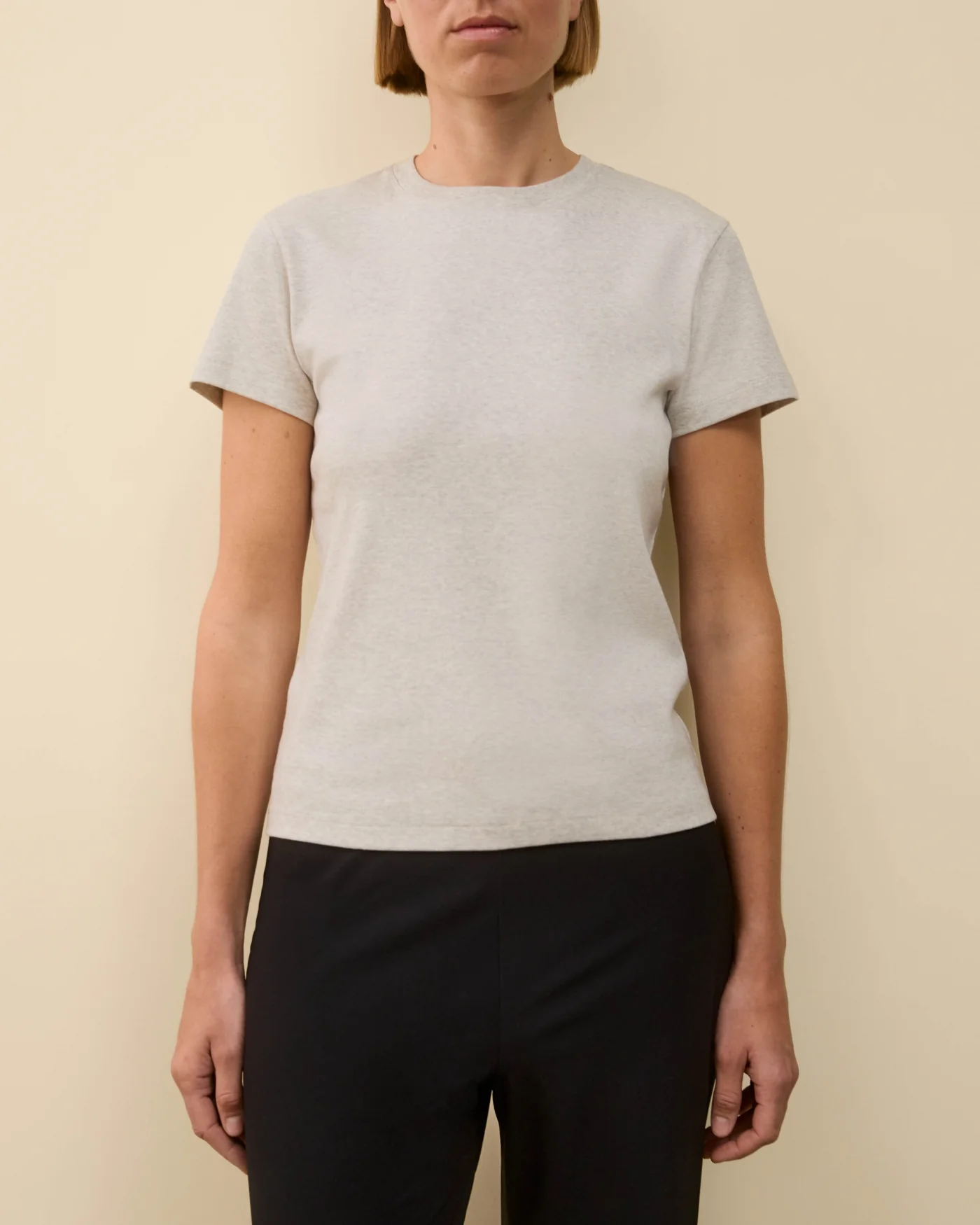 MONICA TEE | Heather Grey
